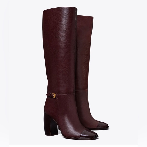 Tory Burch Women's Tall Banana Heel Boots excellent condition size 9 - Picture 2 of 16